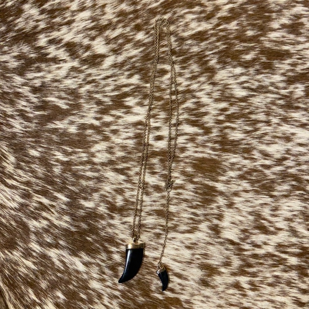Long Faux Claw/Tooth Necklace